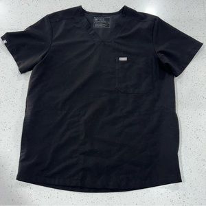Figs black scrub shirt
